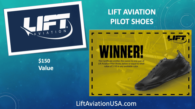 An add of lift aviation pilot shoes